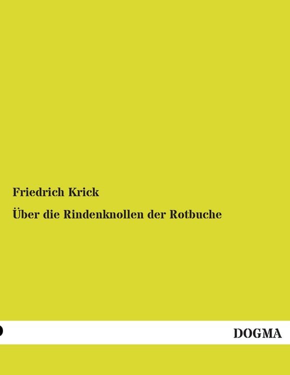 Produktbild: &Uuml;ber die Rindenknollen der Rotbuche