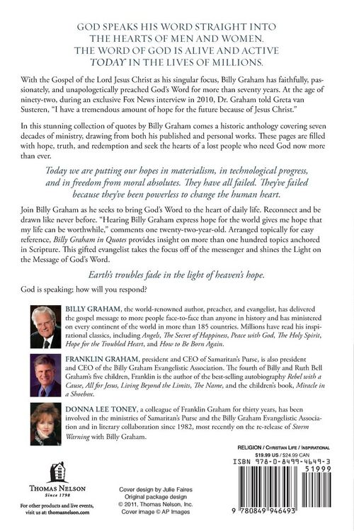 Produktbild: The Billy Graham in Quotes