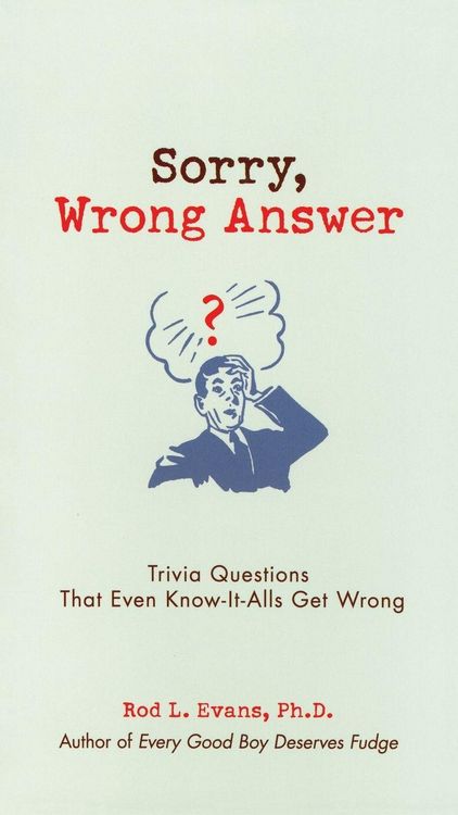 Produktbild: Sorry, Wrong Answer