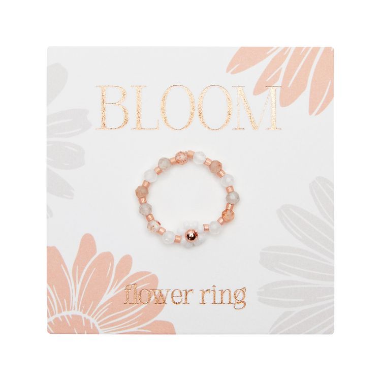 Produktbild: Ring - "Bloom" Rosa-Grau