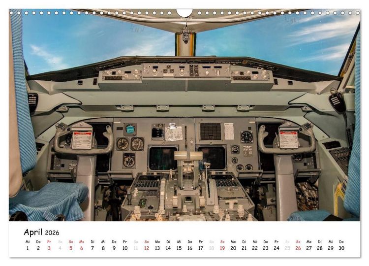 Produktbild: Flight deck - das beste B&uuml;ro (Wandkalender 2026 DIN A3 quer), CALVENDO Monatskalender