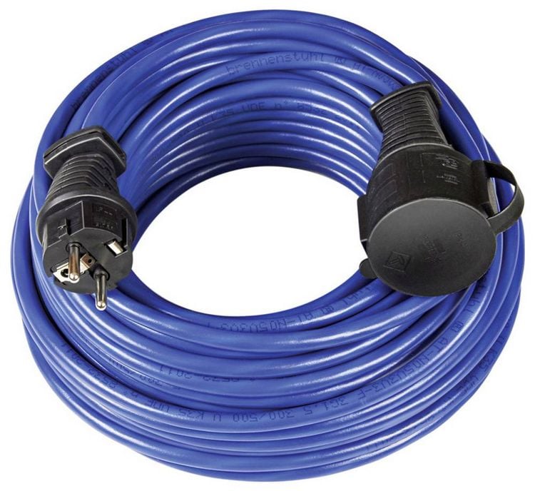 Produktbild: Brennenstuhl 1169810 Strom Verl&auml;ngerungskabel Blau 10.00m N05V3V3-F 3G 1,5mm&sup2;