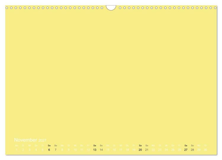 Produktbild: Bastelkalender - Gelb (Wandkalender 2027 DIN A3 quer), CALVENDO Monatskalender