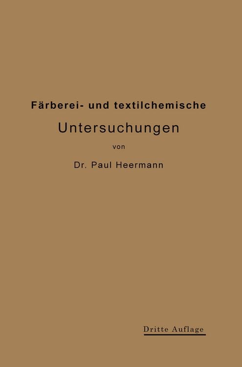 Produktbild: F&auml;rberei- und textilchemische Untersuchungen