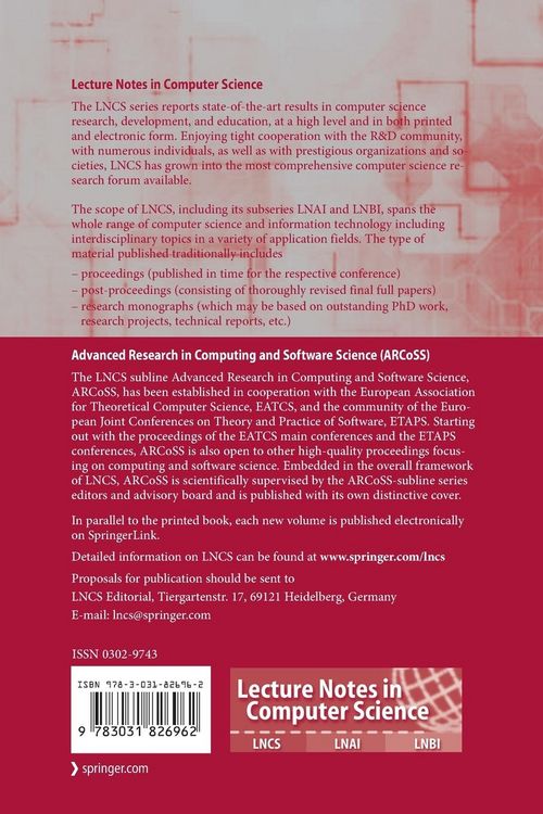 Produktbild: SOFSEM 2025: Theory and Practice of Computer Science
