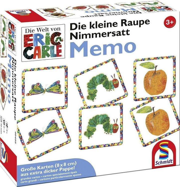 Produktbild: Schmidt Spiele - Die kleine Raupe Nimmersatt, Memo
