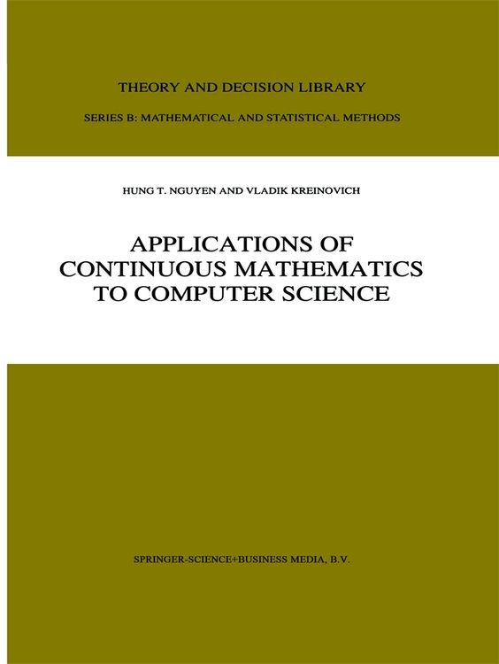 Produktbild: Applications of Continuous Mathematics to Computer Science