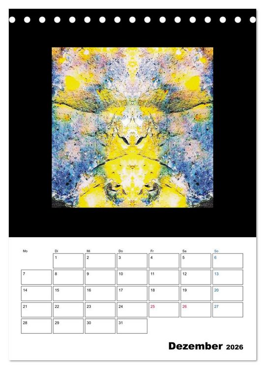 Produktbild: Nature's Faces (Tischkalender 2026 DIN A5 hoch), CALVENDO Monatskalender