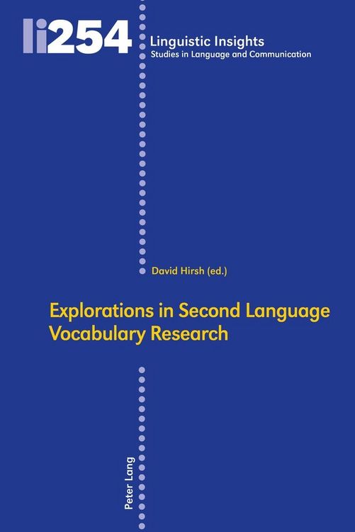 Produktbild: Explorations in Second Language Vocabulary Research