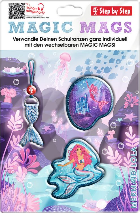 Produktbild: STEP BY STEP&reg; Schulrucksack Zubeh&ouml;rset Magic Mags, Mermaid Lola