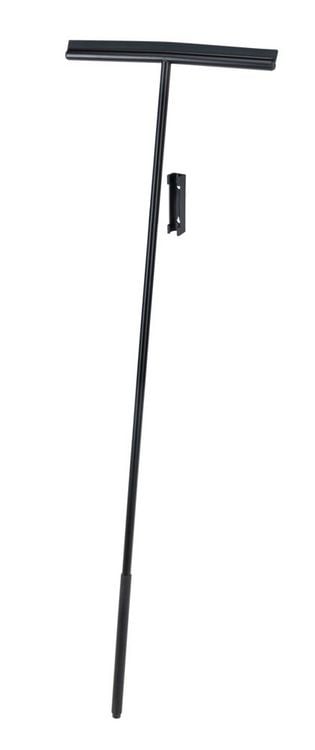 Produktbild: Edelstahl Boden-und Fensterwischer Mod. Rosole Schwarz, 40 cm Wischbreite