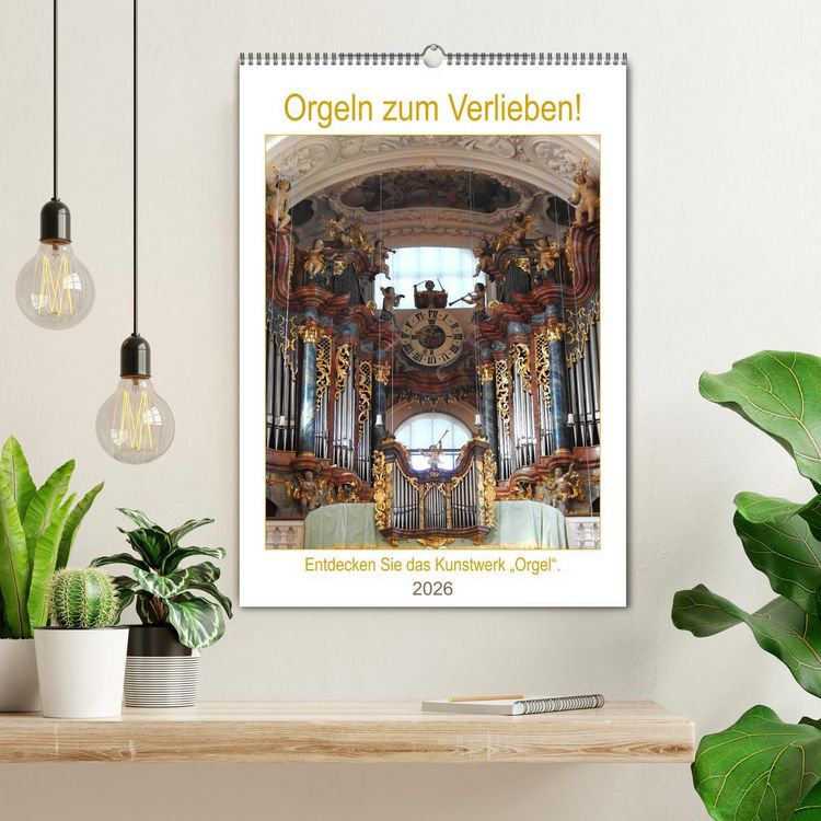 Produktbild: Orgeln zum Verlieben! (Wandkalender 2026 DIN A2 hoch), CALVENDO Monatskalender