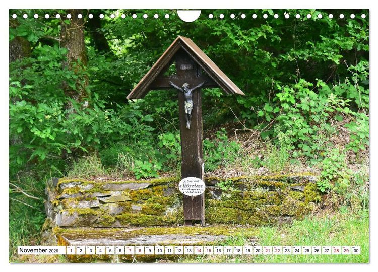 Produktbild: Kreuze und Kruzifixe rund um Simmerath in der Eifel (Wandkalender 2026 DIN A4 quer), CALVENDO Monatskalender
