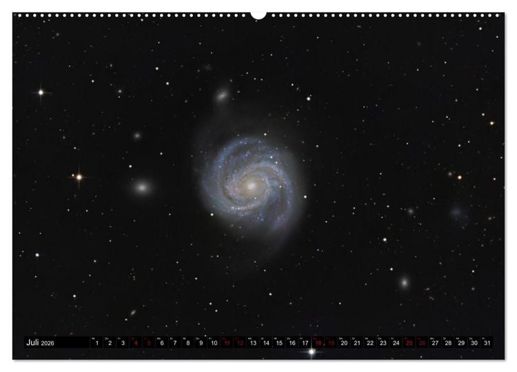 Produktbild: Ein Streifzug durch das Universum (Wandkalender 2026 DIN A2 quer), CALVENDO Monatskalender