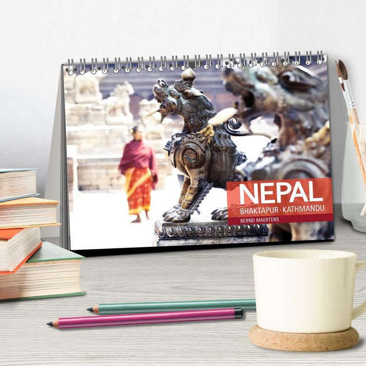 Produktbild: NEPAL Bhaktapur Kathmandu (Tischkalender 2026 DIN A5 quer), CALVENDO Monatskalender