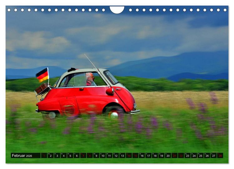 Produktbild: Historische Kleinwagen aus Deutschland (Wandkalender 2026 DIN A4 quer), CALVENDO Monatskalender