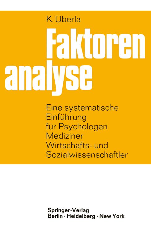 Produktbild: Faktorenanalyse
