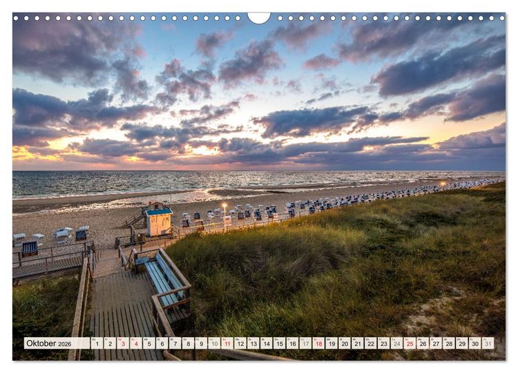 Produktbild: Insel Sylt - Fantastische Momente (Wandkalender 2026 DIN A3 quer), CALVENDO Monatskalender
