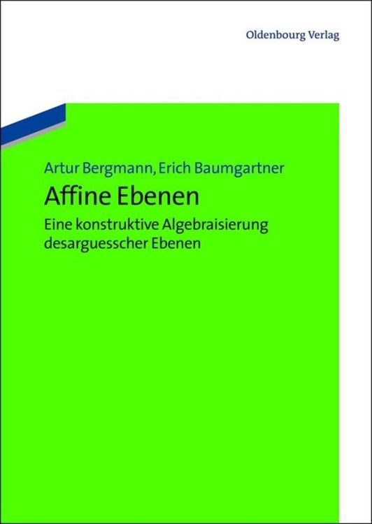 Produktbild: Affine Ebenen