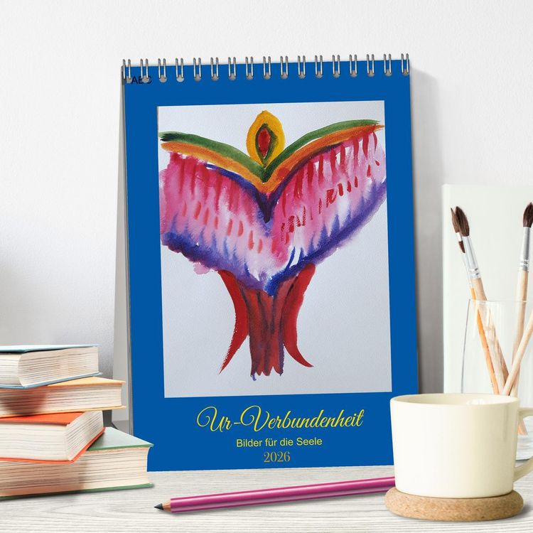 Produktbild: Ur-Verbundenheit - Bilder f&uuml;r die Seele (Tischkalender 2026 DIN A5 hoch), CALVENDO Monatskalender