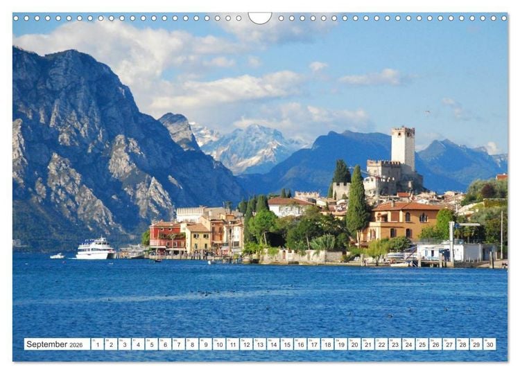 Produktbild: Traumkulisse Gardasee (Wandkalender 2026 DIN A3 quer), CALVENDO Monatskalender