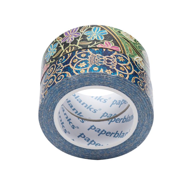 Produktbild: Washi Tape Azurblau/Bl&uuml;hende Poesie, Washi Tape,