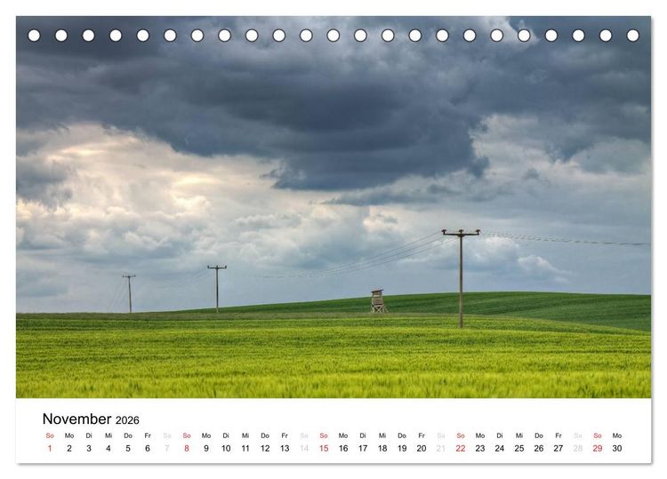 Produktbild: Landschaften (Tischkalender 2026 DIN A5 quer), CALVENDO Monatskalender