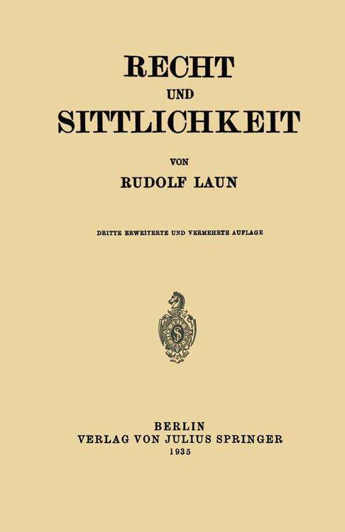 Produktbild: Recht und Sittlichkeit