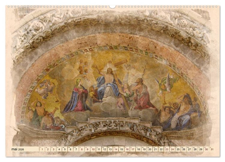 Produktbild: Venise l'&eacute;ternelle (Calendrier mural 2026 DIN A2 vertical) calendrier de bureau