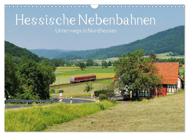 Produktbild: Hessische Nebenbahnen - Unterwegs in Nordhessen (Wandkalender 2026 DIN A3 quer), CALVENDO Monatskalender
