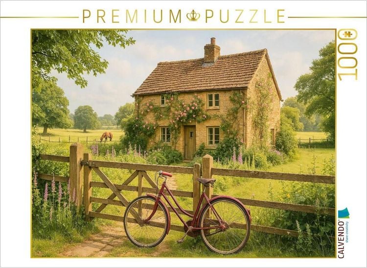 Produktbild: CALVENDO Puzzle Sommerpause am Gartentor | 1000 Teile Lege-Gr&ouml;&szlig;e 64x48cm Foto-Puzzle f&uuml;r gl&uuml;ckliche Stunden