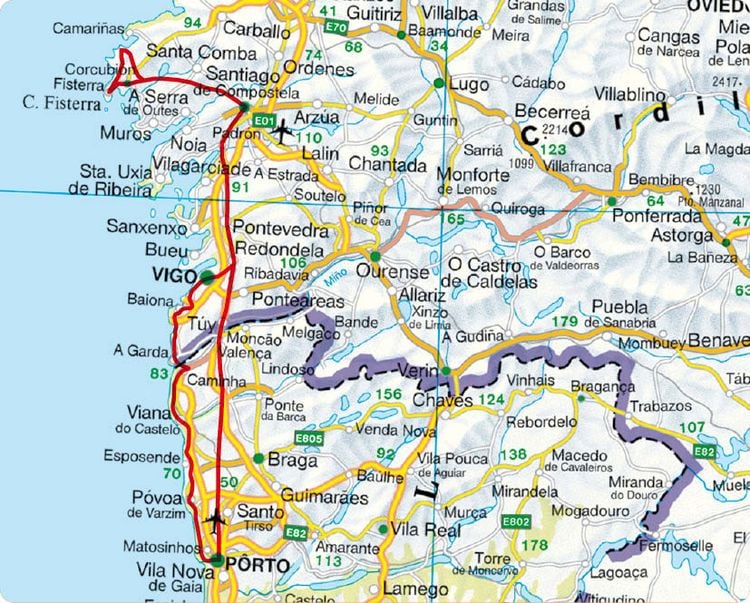 Produktbild: ROTHER Wanderf&uuml;hrer Jakobsweg - Caminho Portugu&ecirc;s
