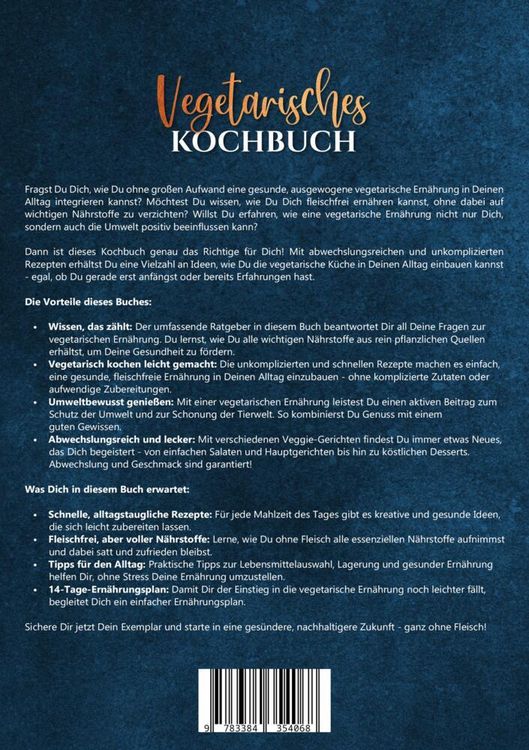 Produktbild: Vegetarisches Kochbuch
