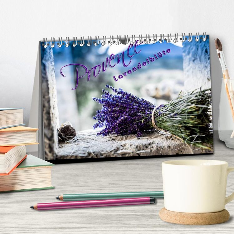 Produktbild: Provence - Lavendelbl&uuml;te (Tischkalender 2026 DIN A5 quer), CALVENDO Monatskalender