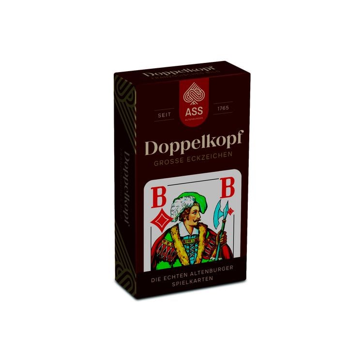 Produktbild: Doppelkopf gro&szlig;e Eckzeichen franz&ouml;sisches Bild NEU