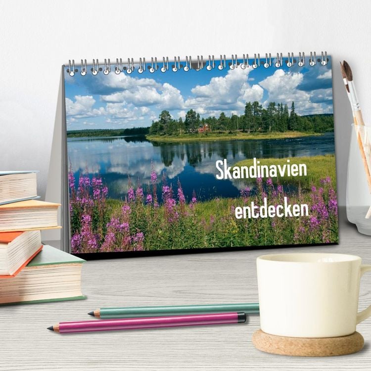 Produktbild: Skandinavien entdecken (Tischkalender 2026 DIN A5 quer), CALVENDO Monatskalender