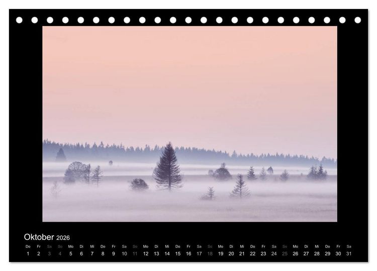 Produktbild: Hohes Venn und Ardennen (Tischkalender 2026 DIN A5 quer), CALVENDO Monatskalender