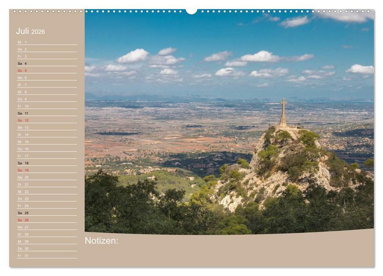 Produktbild: Im Osten von Mallorca (hochwertiger Premium Wandkalender 2026 DIN A2 quer), Kunstdruck in Hochglanz