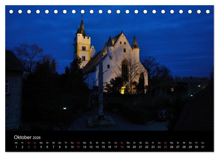 Produktbild: Ingelheim - Stadt des Rotweins und der Kaiserpfalz - Teil I (Tischkalender 2026 DIN A5 quer), CALVENDO Monatskalender