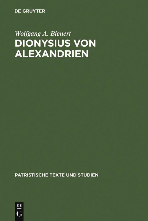 Produktbild: Dionysius von Alexandrien