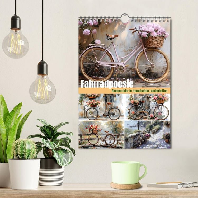 Produktbild: Fahrradpoesie (Wandkalender 2026 DIN A4 hoch), CALVENDO Monatskalender