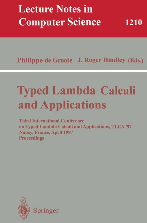 Produktbild: Typed Lambda Calculi and Applications
