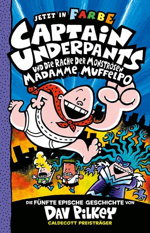 Produktbild: Captain Underpants Band 5 - Captain Underpants und die Rache der monstr&ouml;sen Madamme Muffelpo