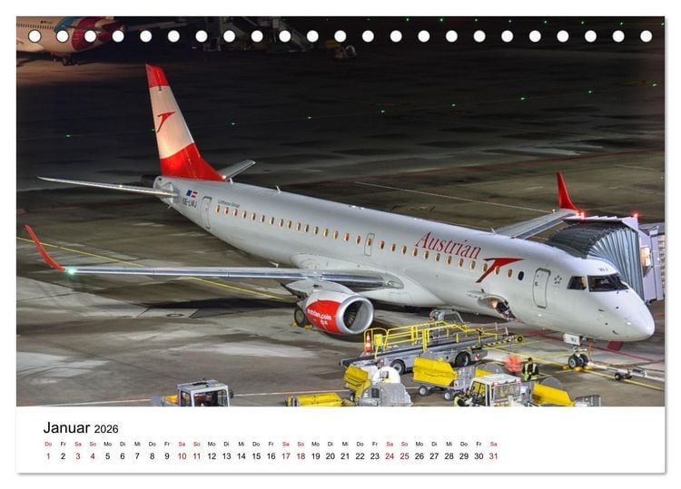 Produktbild: Flugzeuge aller Art (Tischkalender 2026 DIN A5 quer), CALVENDO Monatskalender