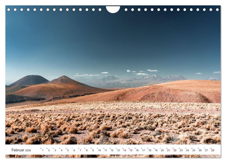 Produktbild: Chile - Die stille Kraft der Atacama (Wandkalender 2026 DIN A4 quer), CALVENDO Monatskalender