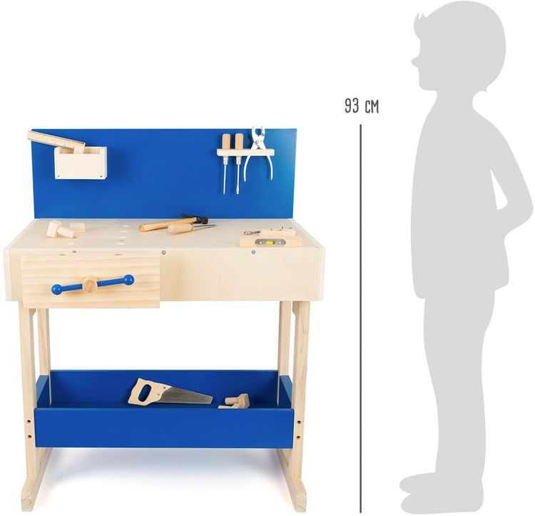 Produktbild: Kinderwerkbank blau mit Zubeh&ouml;r