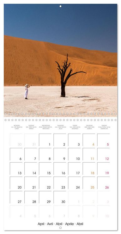Produktbild: Namibian desert (Wall Calendar 2026 12 &times; 12 Inch) CALVENDO 12 Month Wall Calendar