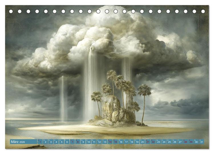 Produktbild: Zwischen Licht und Stille - Tr&auml;ume aus Licht und Form (Tischkalender 2026 DIN A5 quer), CALVENDO Monatskalender
