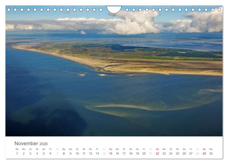 Produktbild: Nordfriesische Inseln im Auge des Fotografen (Wandkalender 2026 DIN A4 quer), CALVENDO Monatskalender