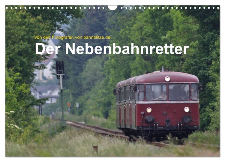 Produktbild: Der Nebenbahnretter (Wandkalender 2026 DIN A3 quer), CALVENDO Monatskalender